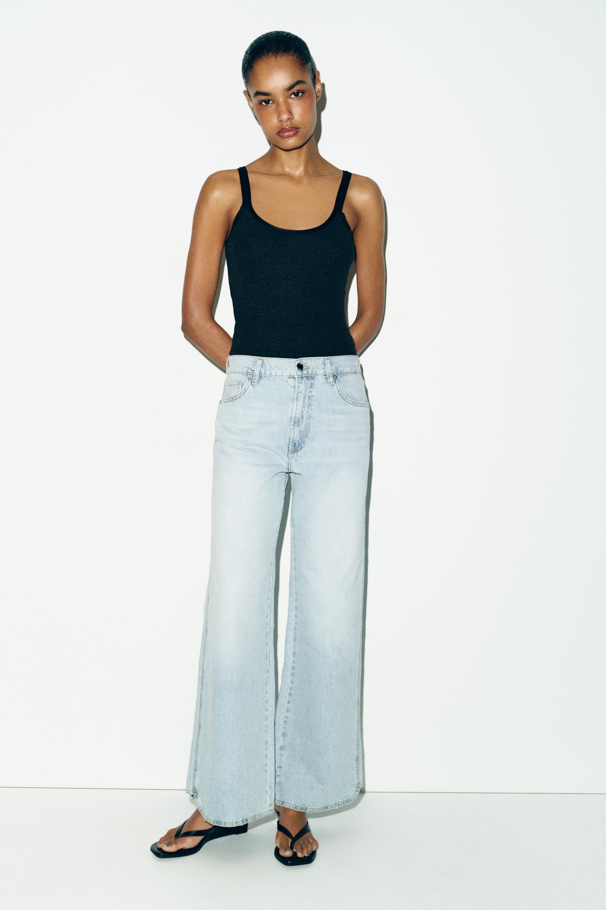 Z1975 LOW RISE STRAIGHT LEG JEANS WITH SEAM DETAIL